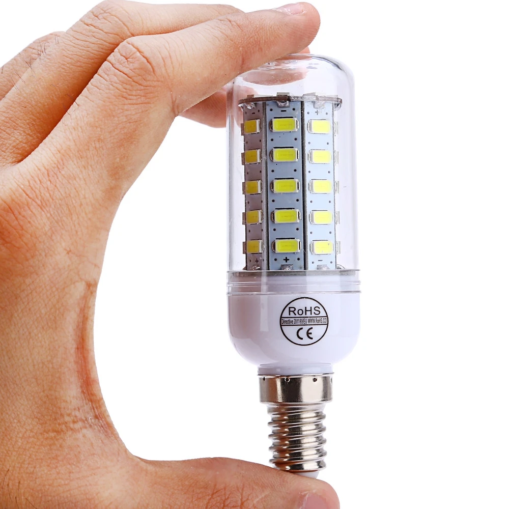 AC 220V E14 4,5 W 400-450LM SMD 5730 светодиодный кукурузная лампа светильник с 48 Светодиодный s