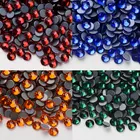 Стразы с кристаллами горячей фиксациистразы с плоской спинкой, аппликации с бриллиантами для рукоделия, тканевые свадебные платья, сделай сам, высокое качество Стразы