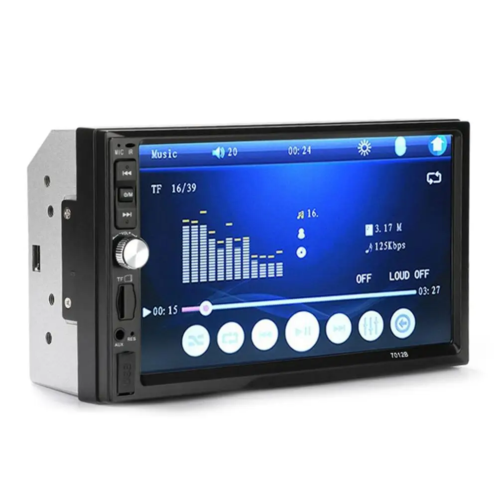 Автомобильный MP5 плеер 7012B с 7 дюймовым сенсорным экраном USB FM высокое качество
