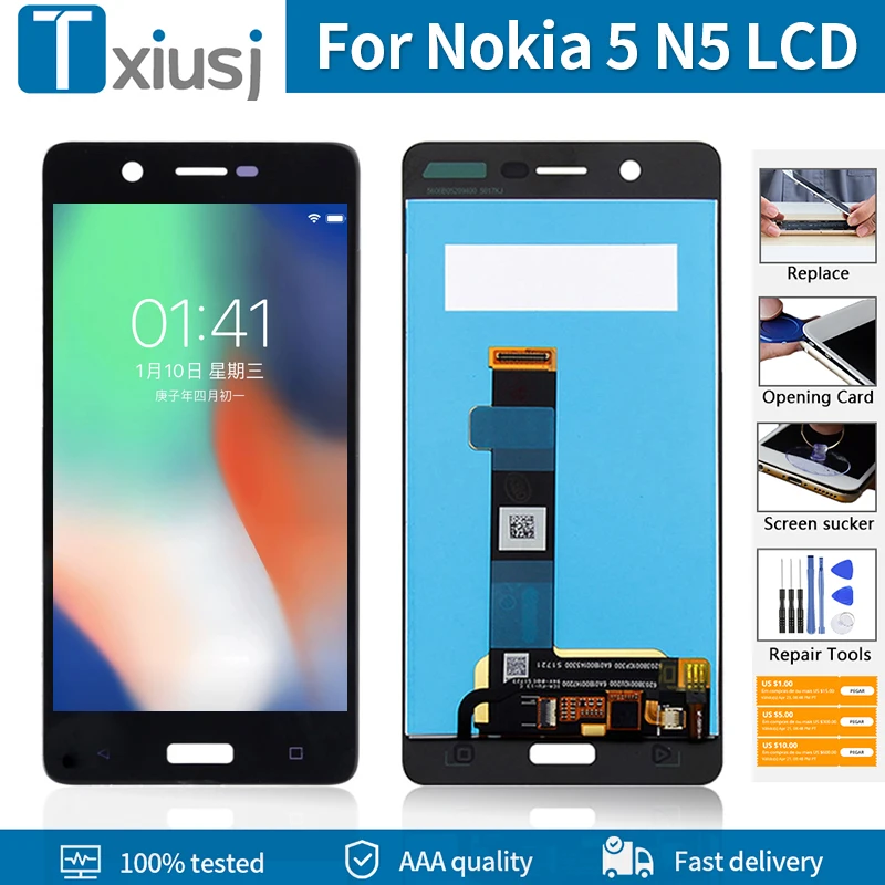 Сменный сенсорный ЖК-экран 5 2 дюйма для Nokia N5 | Мобильные телефоны и аксессуары