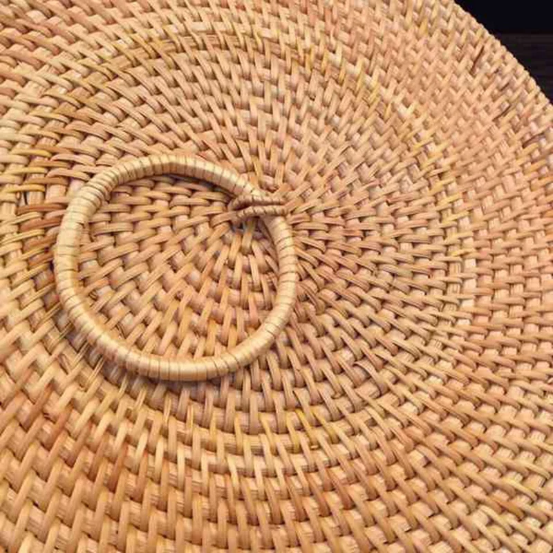 

Autumn Rattan Woven Storage Fruit Basket, Dried Fruit, Sweets, Snacks, and Dessert Tray, Separate Storage Box