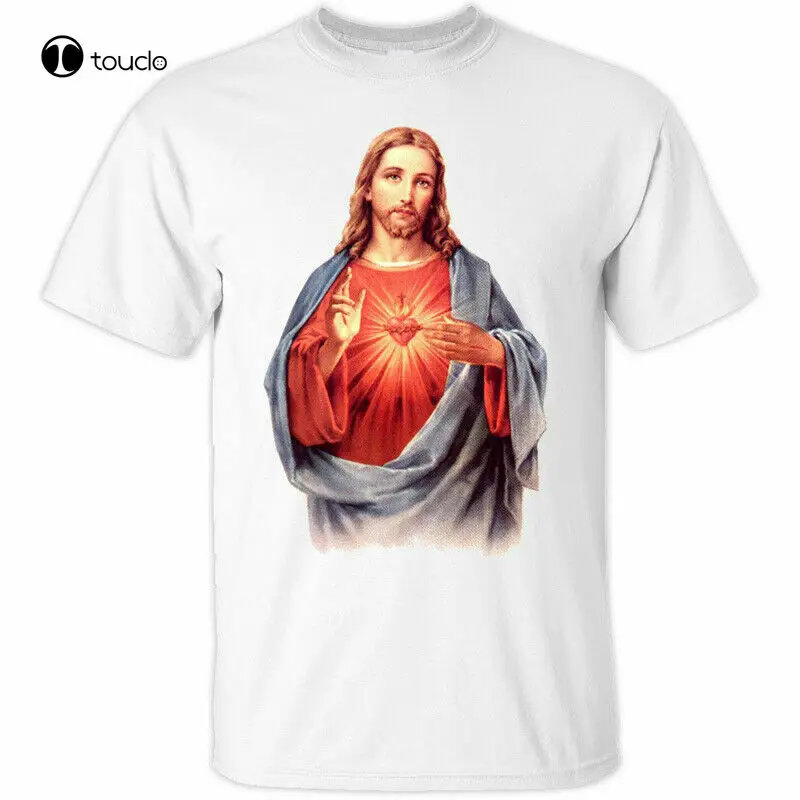 

Sacred Heart Of Jesus Christ Catholic Christian T-Shirt All Sizes S-5Xl New Tee Shirt unisex