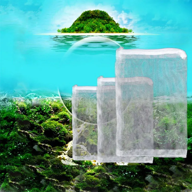 

Aquarium accessories Mesh Bag - Aquarium Isolation Bag for stock Bacteria Balls Active Carbon filter stuff (3 size for NeverElse