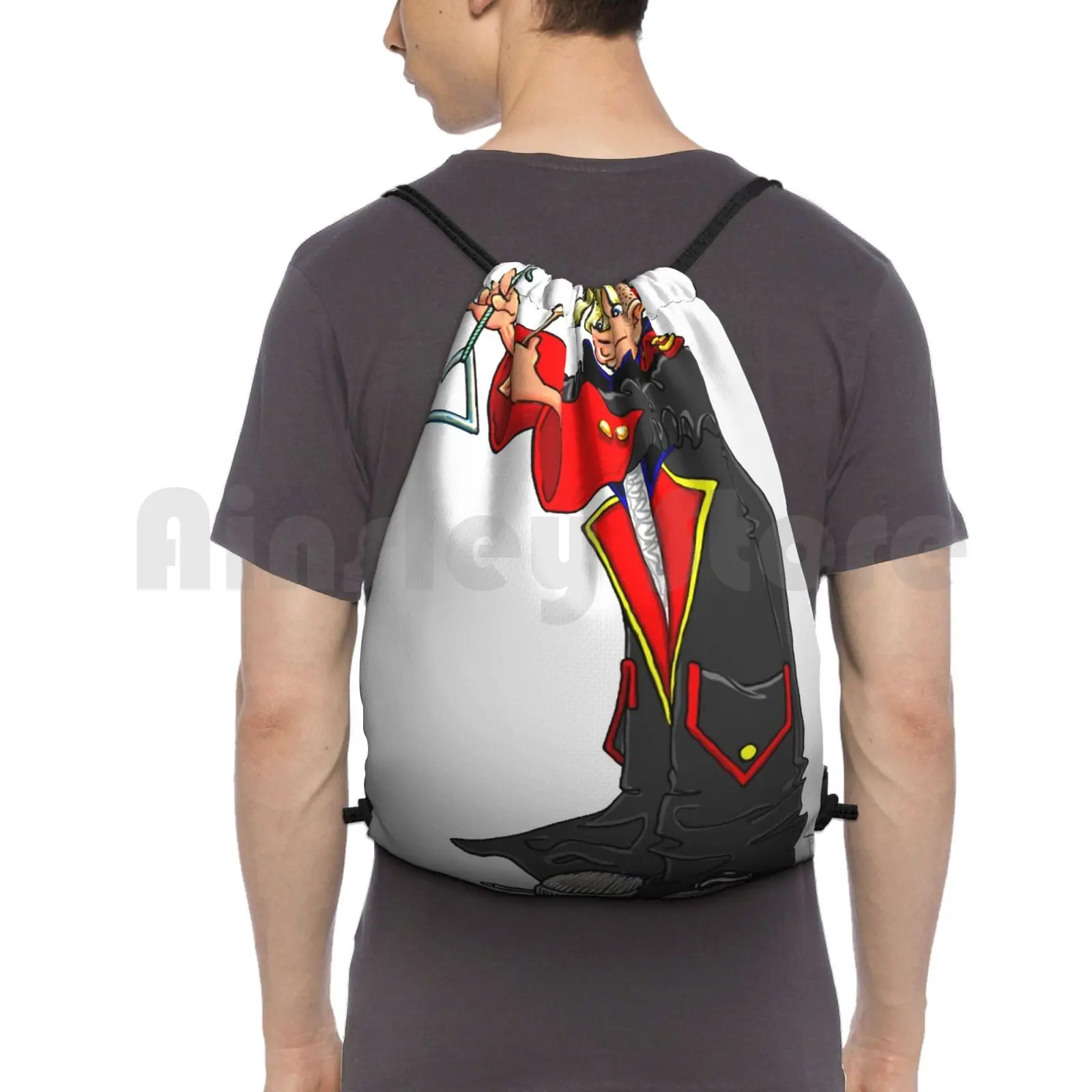 

Brass Band-Player Backpack Drawstring Bags Gym Bag Waterproof Brass Band Colliery Brass Band Miners Brass Band