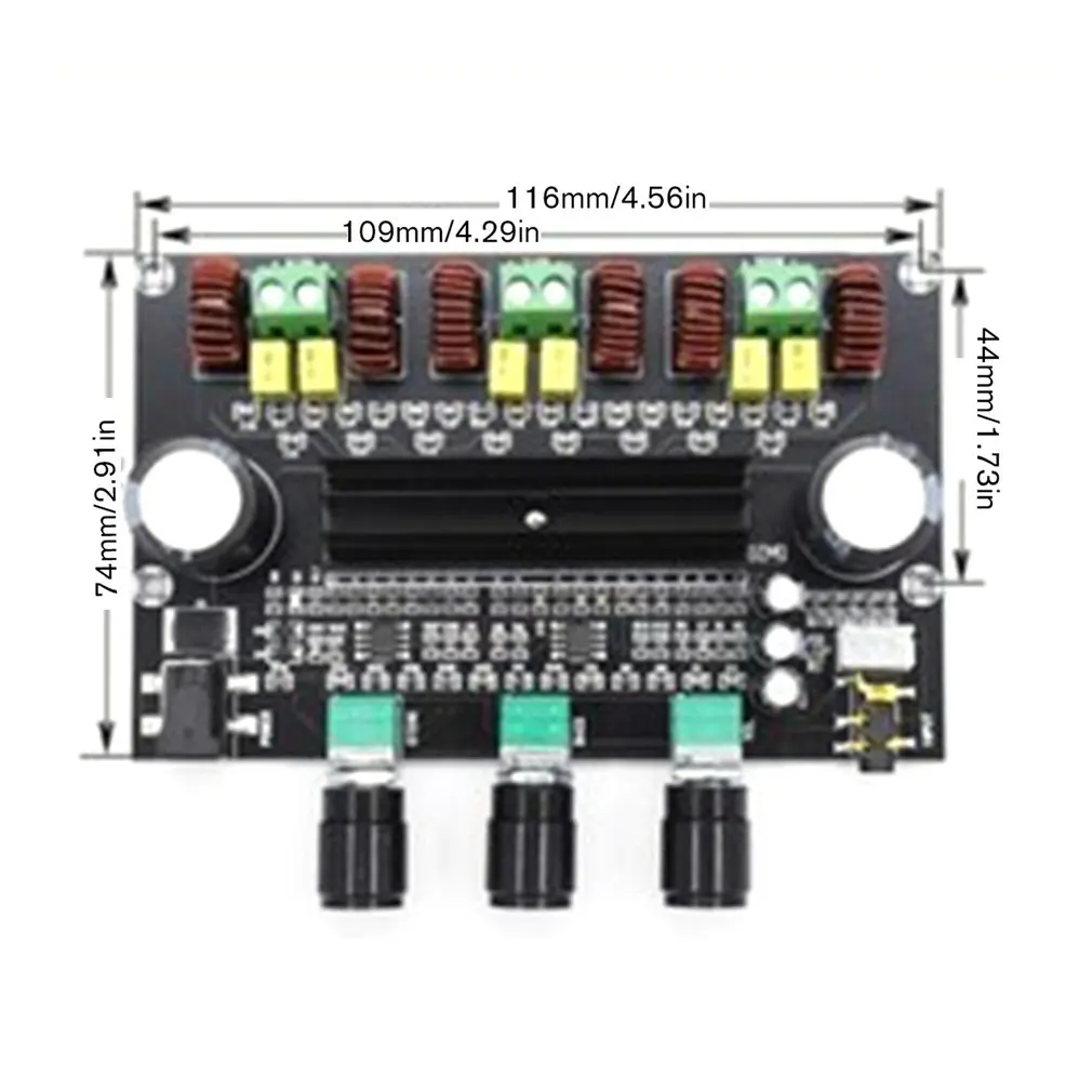 M573 TPA3116 D2 80Wx2 + 100W 2 1 канальный аудио цифровой Мощность Плата усилителя басовый