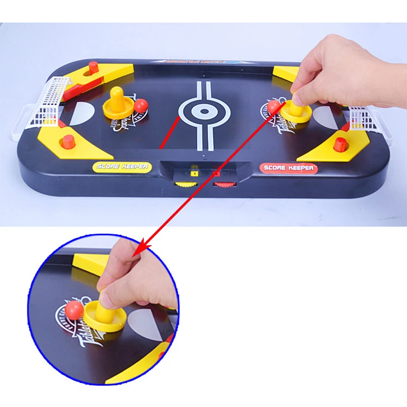 Настольная игра 2 в 1 для хоккея с шайбой мини хоккейный стол отдыха детские
