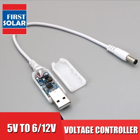 DC 5 В в DC 6 в 12 В блок питания Повышающий Модуль USB-разъем конвертер адаптер USB-кабель зарядное устройство
