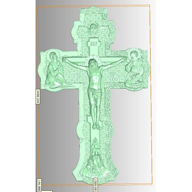 3D models STL Crucifixion