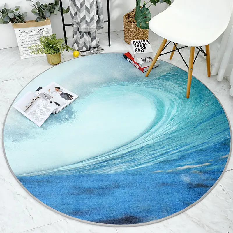 

Round Modern Floor Creative Nordic Cute Rug Ins Bath Mat Carpets For Bed Room Chair Mat Floor Cushion Tapijt Home Decor BJ50DT