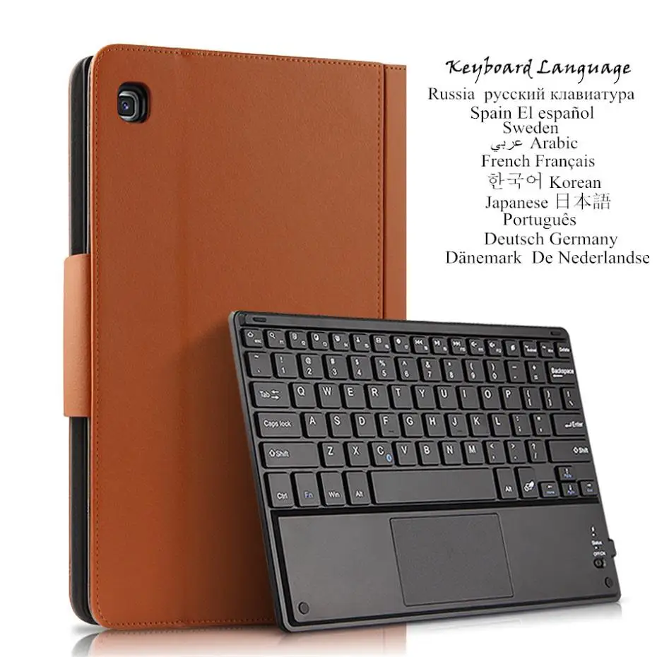 

Bluetooth Keyboard Case for Samsung Galaxy Tab S5e 10.5 2019 Wireless Keyboard Leather Cover for Samsung Tab S5e SM T720 T725