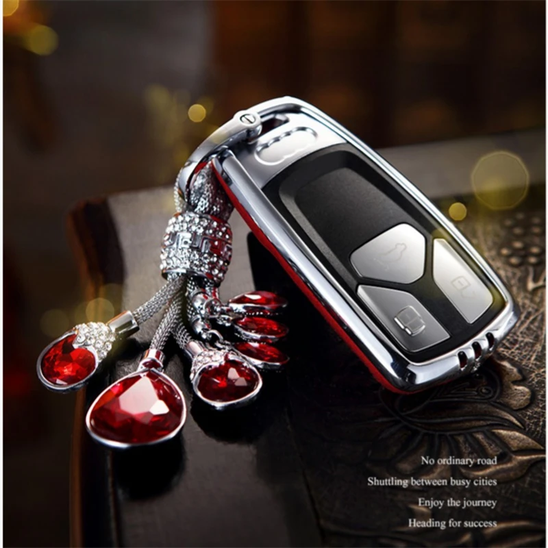 Новый замшевый защитный чехол для ключа автомобиля из цинкового сплава Audi A1 A3 A4 A5