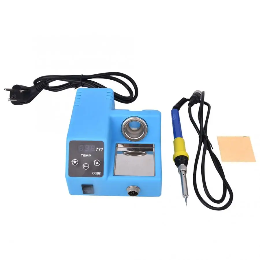 Портативный Электрический паяльник с регулируемой температурой паяльная