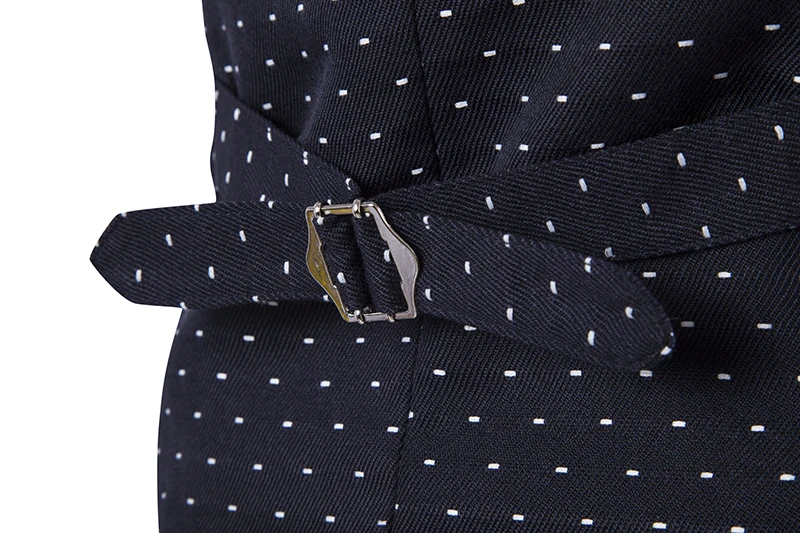 Жилет мужской облегающий Повседневный в клетку для делового костюма без рукавов