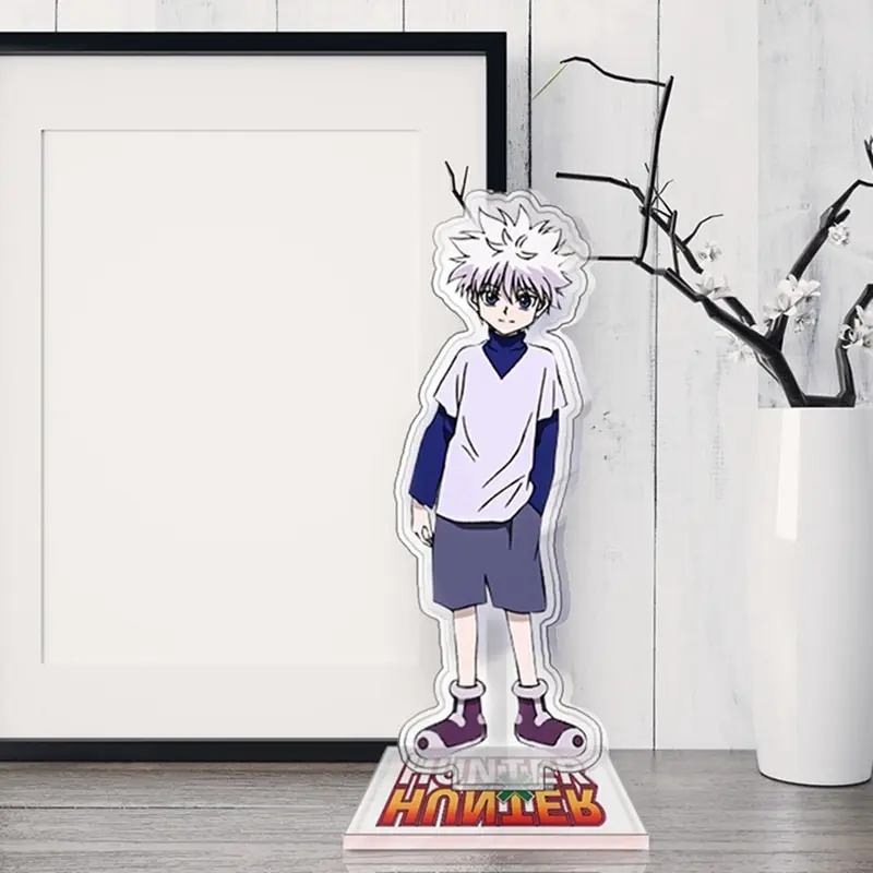 

Double Sided Stand Figure Model Table for Anime HUNTER X HUNTER Cartoon Figure Killua Zoldyck Kurapika Plate Decoration Gifts