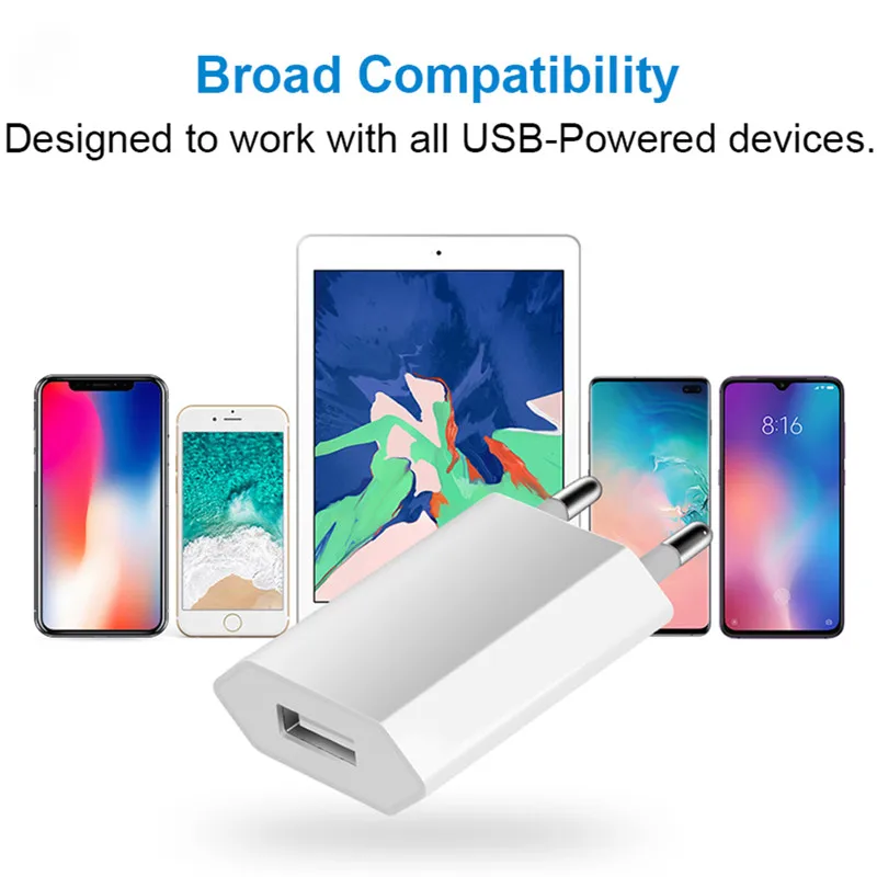 Настенное зарядное устройство с USB-портом 5 шт. В 1 А | Мобильные телефоны и