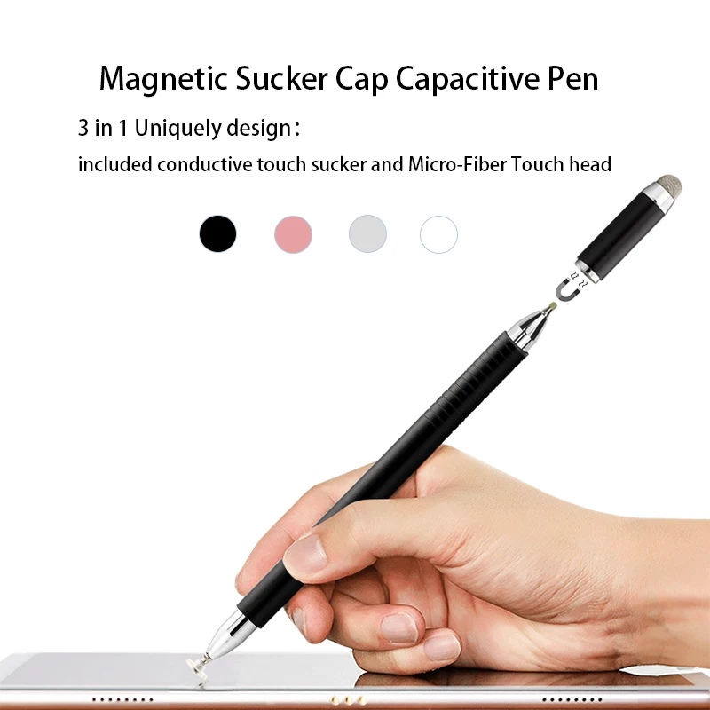 Горячая продажа 3 в 1 металлический емкостный стилус для сенсорного экрана Iphone