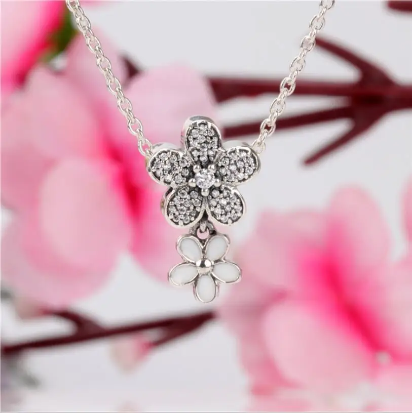 

Genuine 925 Sterling Silver Bead Charm Lucky Four-leaf Clover Beads Fit pandora Women Bracelet & Necklace Diy Jewelry