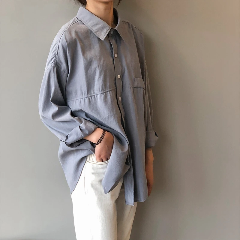 

BYGOUBY Spring Summer Women Blouse Vintage Long Sleeve Women T Shirt Loose Casual Tops And Blouses Blusas Roupa Feminina Tops