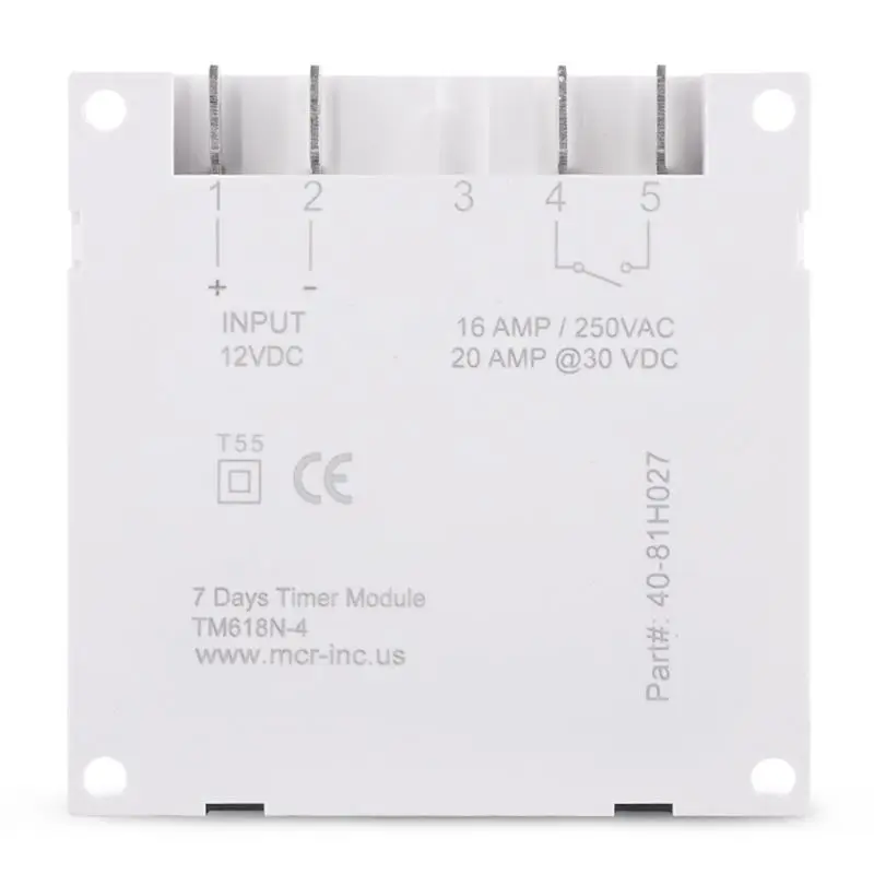 

DC 12V 7 Days Weekly Programmable Timer Switch Countdown Time Relay Digital Timer Switch