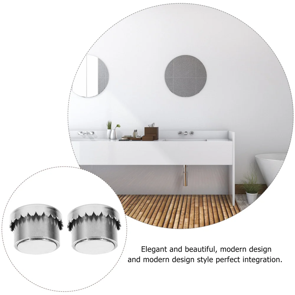 

2Pcs Practical Creative Soap Rack Punch-free Magnetic Soap Holder Silver