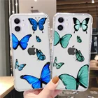 Чехол для iPhone 13 11 12 Pro Max 7 8 XR, силиконовые чехлы, чехол для Iphone X Xs Max SE 2020 6S 6 Plus Mini, мягкие чехлы с бабочками