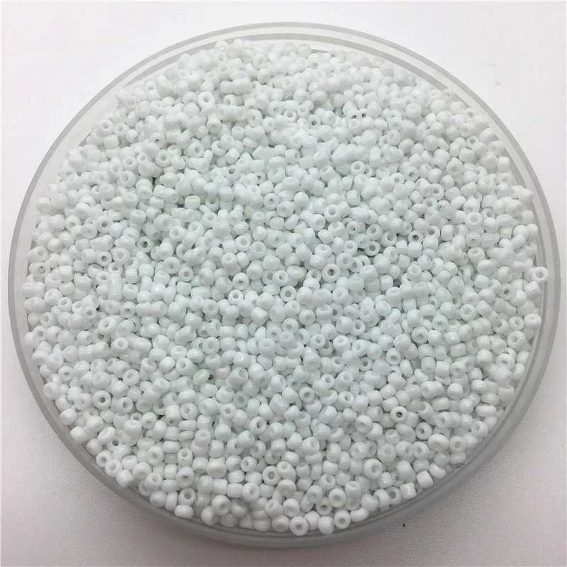 

Оптовая продажа, бусины из чешского стекла с белыми бусинами 2/3/4 мм, бисер «сделай сам» для изготовления браслетов, ожерелий, ювелирных изде...