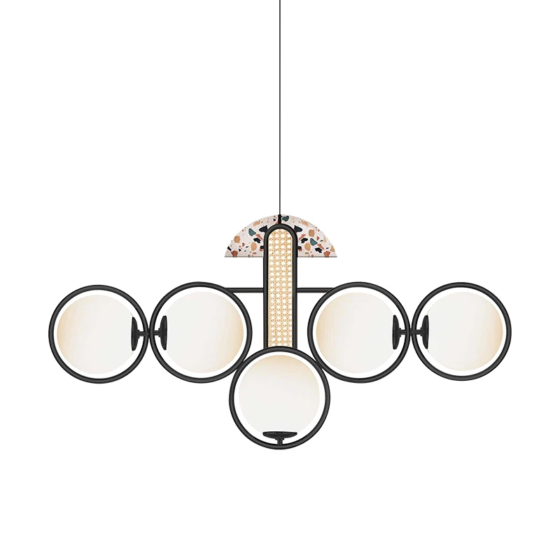 

[frame] post modern art designer creative magic bean lamp Nordic simple living room dining room bar Chandelier