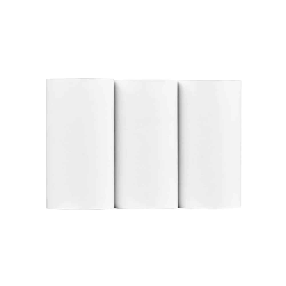 

3 Rolls White Color Thermal Photo Paper USB Thermal Receipt Printer Paper for P1 P2 P2S Portable Thermal Printer