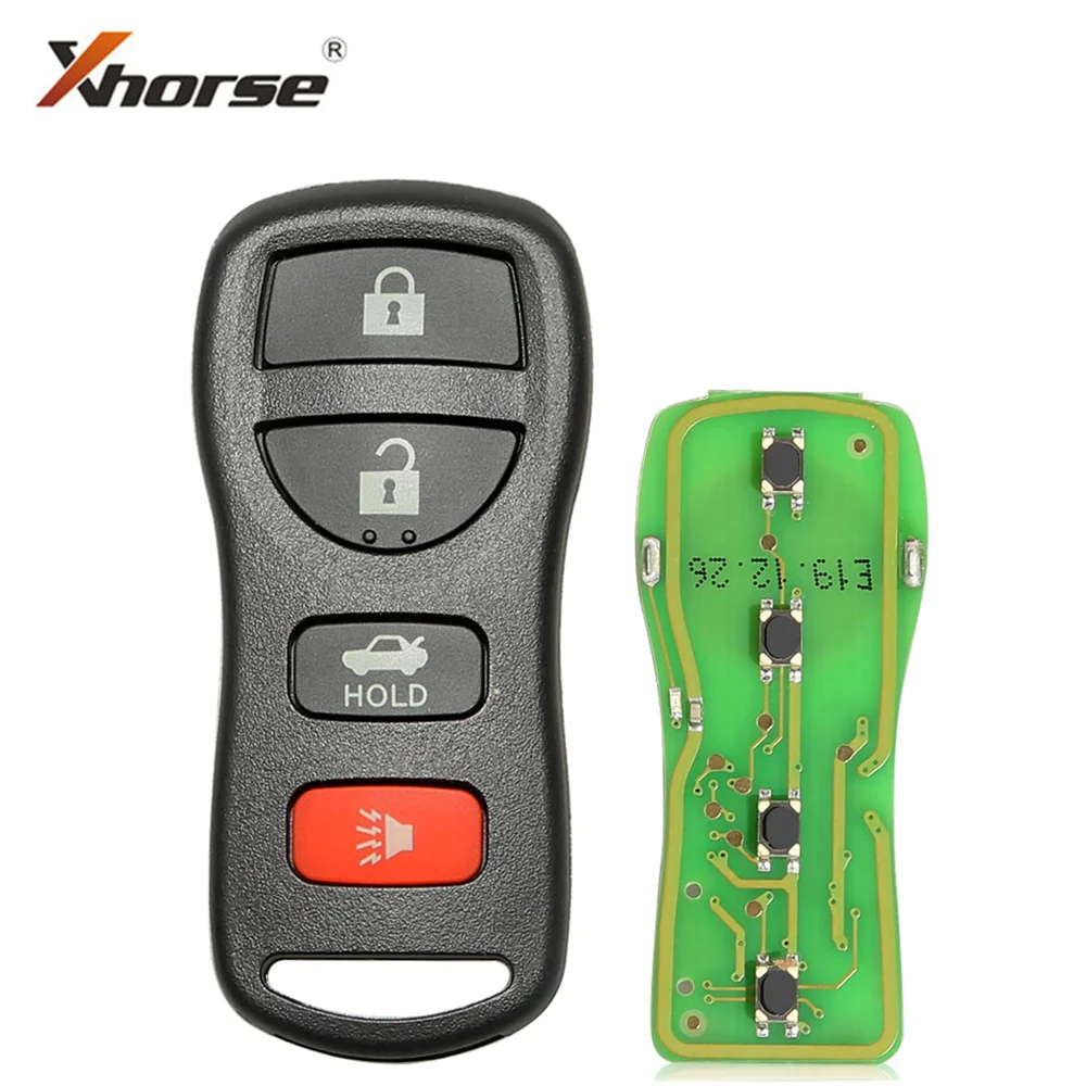 

Xhorse XKNI00EN проводной дистанционный ключ для Nissan отдельные 4 кнопки английская версия 10 шт./лот