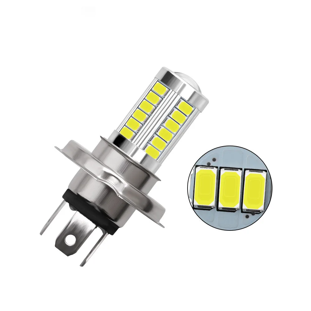 12V H4 33 светодиодный SMD белые Противотуманные фары Дневные Фары Светильник