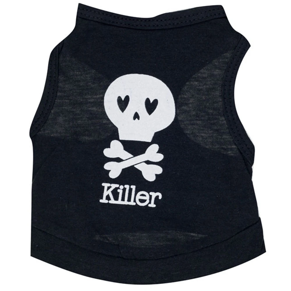 Рубашки для маленьких и больших собак летняя одежда жилет французского бульдога