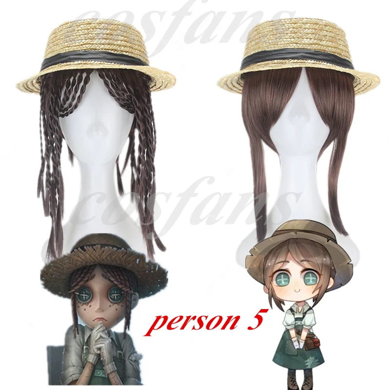 Парики для косплея Игры садовод Эмма Вудс шляпа костюм Хэллоуина карнавала