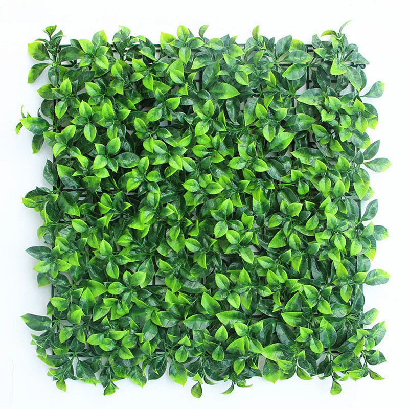 

Gardenia Leaf Lawn Green Plant Antioxidant Sunscreen Artificial Plastic Garden Decoration Home 50CMx50CM
