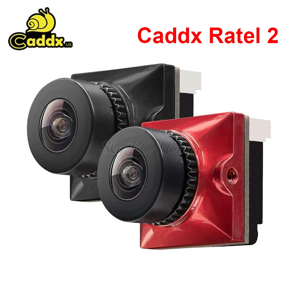 

Камера Caddx Ratel 2 1200TVL FPV 1/1, 8 ''Starlight 165 FOV 2,1 мм NTSC/PAL 16:9/4:3 переключаемая 19*19 мм Super WDR для FPV Racing