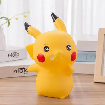 Oversized Pikachu Piggy Bank Children's Vinyl Large-capacity Couple Birthday Gift Decoration | Дом и сад