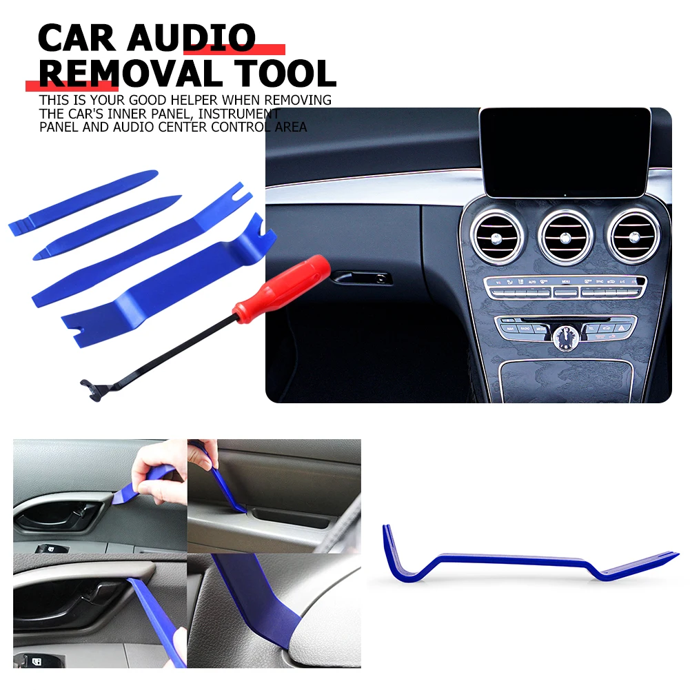 

Универсальный зажим для автомобильной отделки, 5 шт., панель для приборной панели, аудио, радио, инструмент для ремонта интерьера, автомобиль...