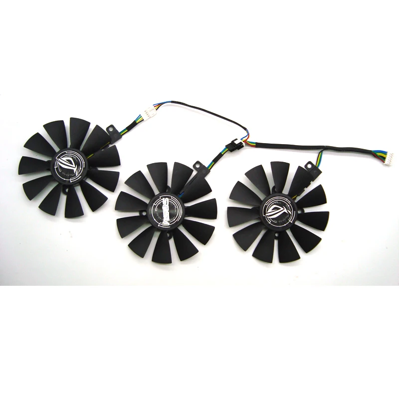 87 мм FDC10U12S9-C PLD09210S12HH DC 12V 0.50AMP 4Pin 4 провода Охлаждающий вентилятор для ASUS GTX980Ti R9 390X390 GTX1070 Графика плата, вентиляторы
