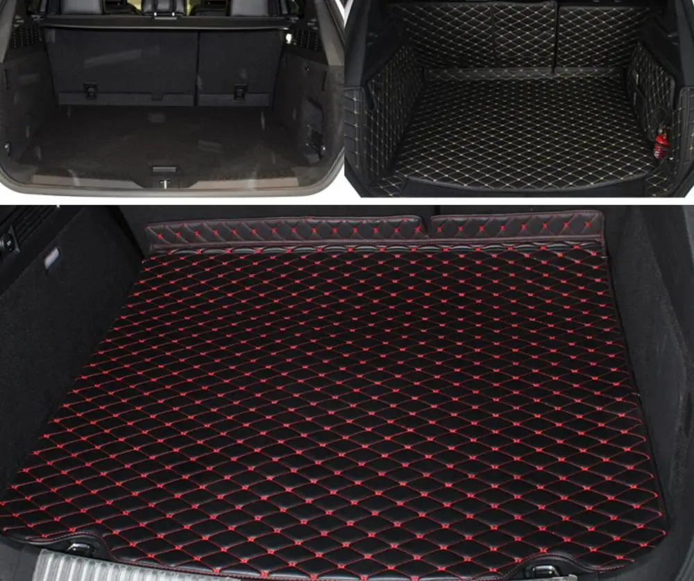 

fiber leather car trunk mat for lincoln mkc 2015 2016 2017 2018 2019 car accessories