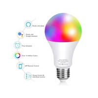 smart wifi led bulb rgb lamp compatible with alexa echo and google home smart light bulb with soft white light lights for room