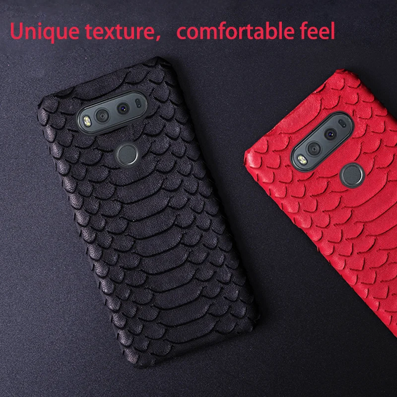 

Phone Case For LG V10 V20 V30 V40 V50 Cowhide snake texture Case ForG3 G4 G5 G6 G7 G8s K40 K50 Q6 Q7 Q Stylo4 ThinQ Back cover