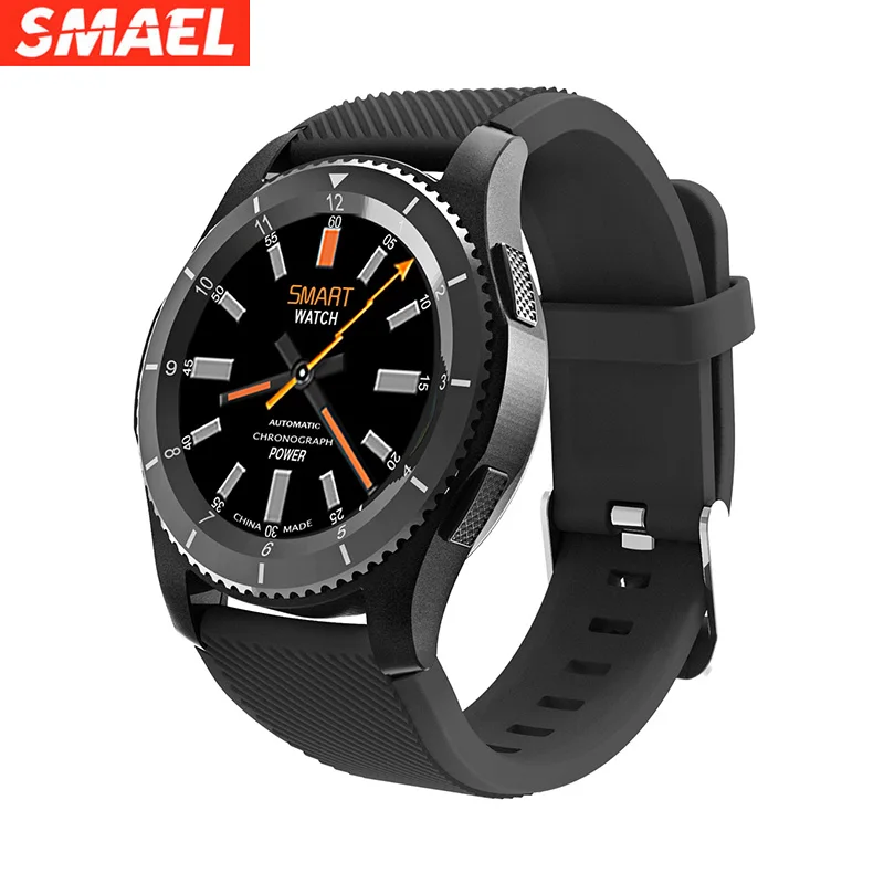 Bluetooth 4 0 умные часы спортивные мониторинг сердечного ритма круглый экран