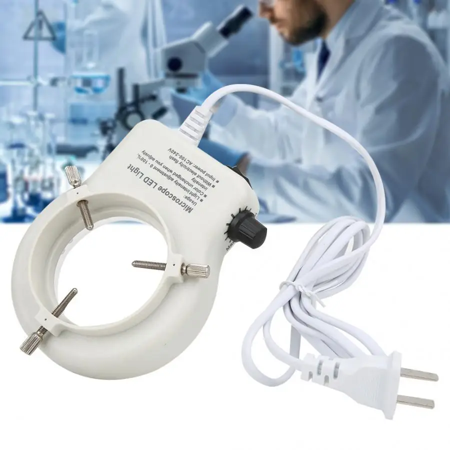 Светодиодный светильник для микроскопа 56 светодиодов кольцевой промышленной