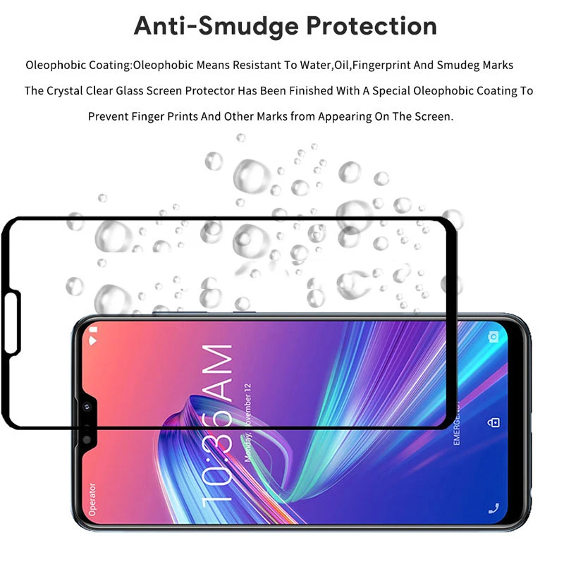 Чехол ZenFone Max M2 Pro ZB633kl ZB631KL Защитное стекло для Asus Zenfone Plus M1 ZB555KL ZB601KL ZB570TL защитная