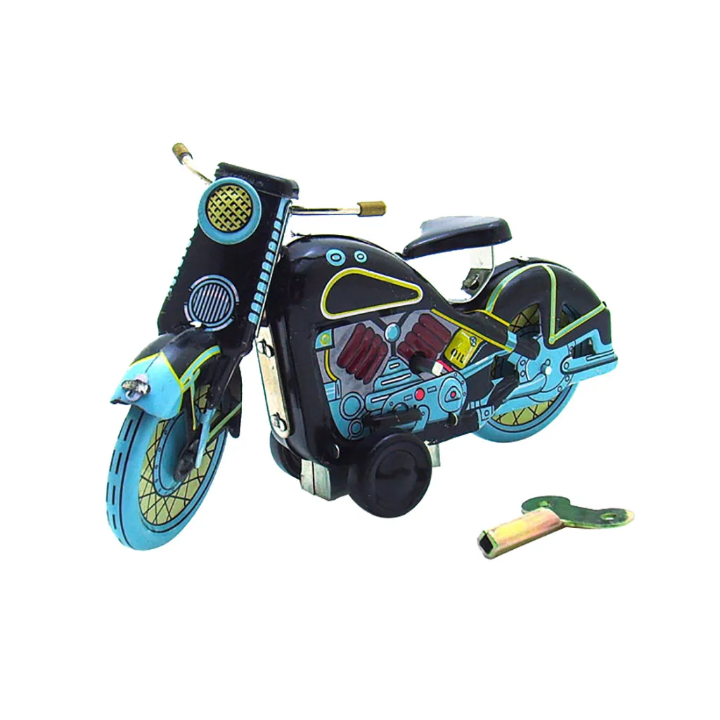 Имитация Ретро заводная игрушка автомобиль жесть ностальгическая цепочка