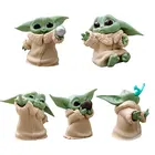 4-6cmThe Детские йода Экшн фигурки игрушки милые йода фигурка малыша экшн игрушки свежая Новинка, кулон из фильма Звездные войны йода цифры подарки для детей