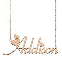 addison name necklace custom name necklace for women girls best friends birthday wedding christmas mother days gift
