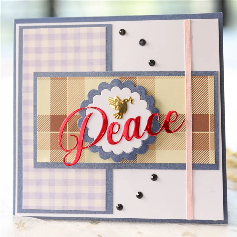 Металлические Вырубные штампы YaMinSanNiO Peace в виде голубей новинка 2020 вырубные птиц