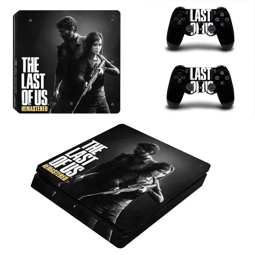 Последняя из нас тонкая защитная наклейка для PS4 Виниловая консоли и контроллера