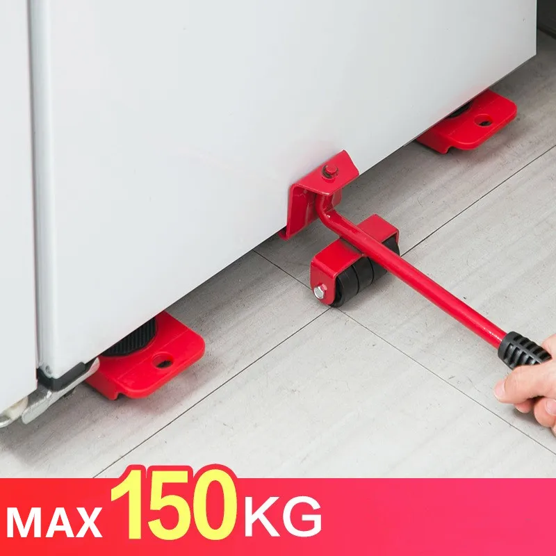 

Home Moving Moving heavy objects mover multifunctional belt pulley moving shifter furniture refrigerator moving bed tool