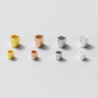 Бусины из серебра 925 пробы с отверстием для браслетов, 1,5 мм, 2 мм, 20 шт.лот